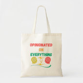 Tote Bag Avis Sur Tout (Devant)