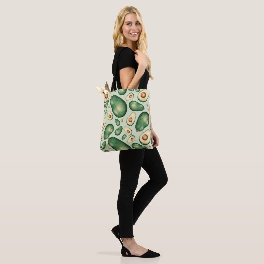 Tote Bag Avocado (Sur le modèle)