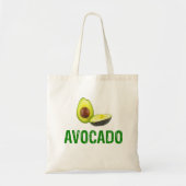 Tote Bag Avocado, j'adore l'avocat (Devant)