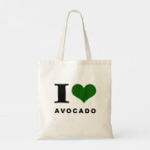 Tote Bag Avocado, j'adore l'avocat (Dos)