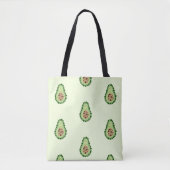 Tote Bag Avocado par points (Devant)