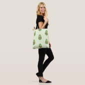 Tote Bag Avocado par points (Sur le modèle)