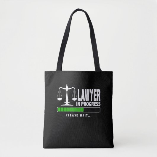 Tote Bag Avocat en cours (Devant)