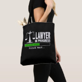 Tote Bag Avocat en cours (De près)