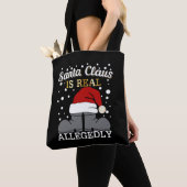 Tote Bag Avocat Noël - Père Noël est réel (De près)