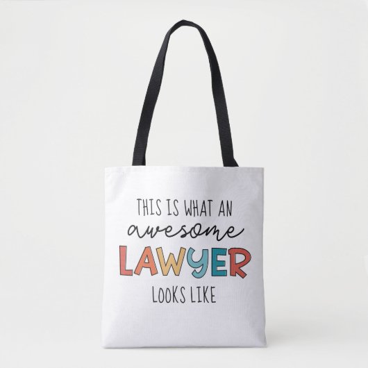 Tote Bag Avocat | Procureur | Awesome Avocat Drôle (Devant)