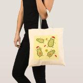 Tote Bag Avocats & Noël (Devant (produit))