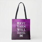 Tote Bag Avoir Le Fil Voyage ・ Aquarelle Violette Texture (Devant)
