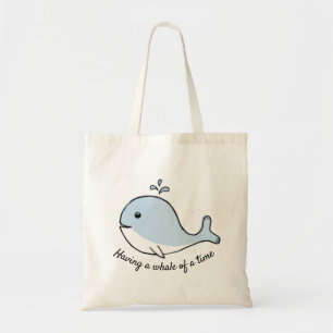 Tote Bag Avoir une baleine d'un temps nager