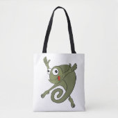 Tote Bag Awesome Chameleon (Devant)