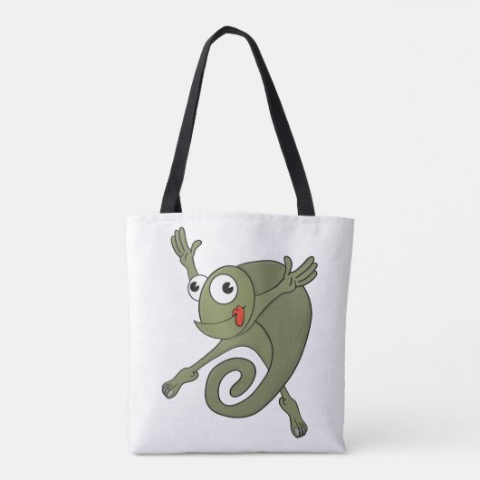 Tote Bag Awesome Chameleon (Dos)