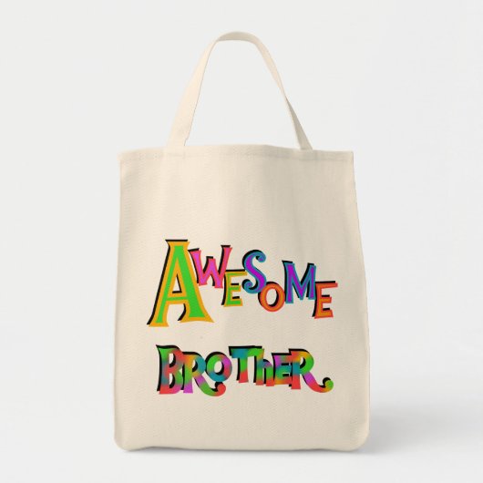 Tote Bag Awesome Frère T-shirts et cadeaux (Devant)