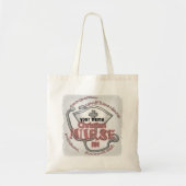 Tote Bag axiome infirmière chrétienne (Devant)