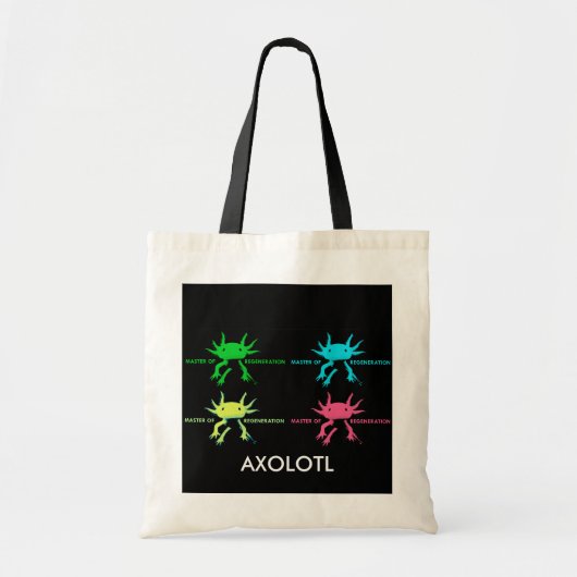 Tote Bag axolotl (Devant)