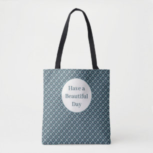 Tote Bag Ayez un Beau Motif Carré Day Pearl