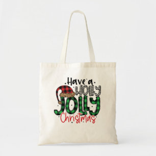 Tote Bag Ayez un Noël Holly Jolly - Noël parfait