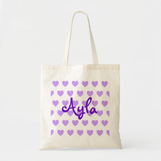 Tote Bag Ayla dans le violet (Devant)