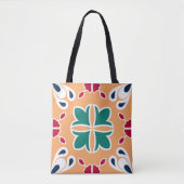 Tote Bag Aztec Carrelage marocain en mosaïque Design élégan (Devant)