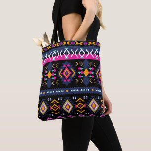 Tote Bag Aztèque coloré