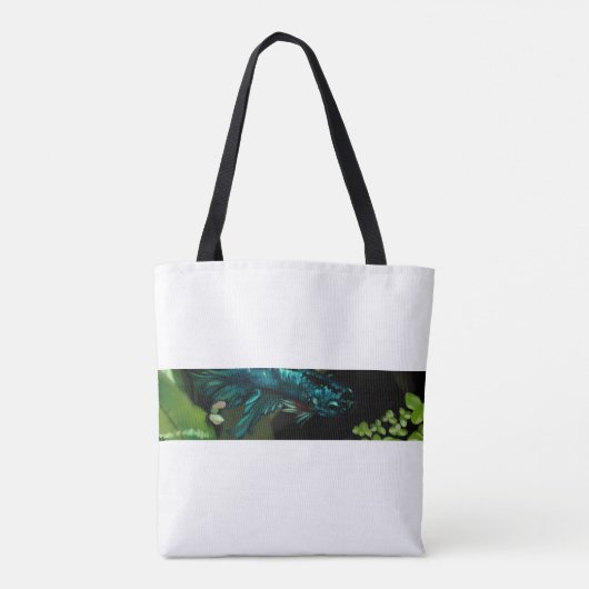 Tote Bag Azure Betta Fish (Dos)