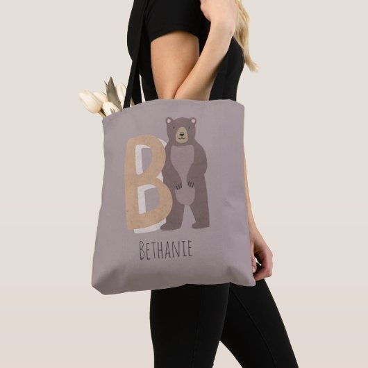 Tote Bag B pour l'ours (De près)