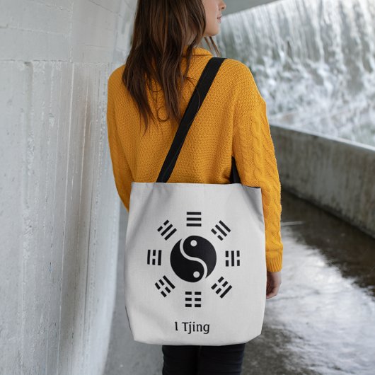 Tote Bag Ba Gua, huit trigrammes, Yin yang personnalisable