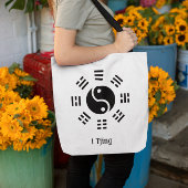Tote Bag Ba Gua, huit trigrammes, Yin yang personnalisable