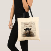 Tote Bag Baaad To the Bone (Devant (produit))