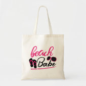 Tote Bag babe de la plage (Devant)
