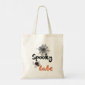 Tote Bag Babe éffrayante - Jolie conception Halloween (Dos)