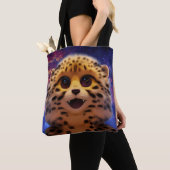 Tote Bag Baby Cheetah (De près)