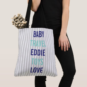 Tote Bag BABY Couture Douche Sprinkel Voyage personnalisé