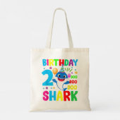 Tote Bag Baby Cute Shark 2020 2e anniversaire garçon fille  (Dos)