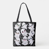 Tote Bag Baby Ghosts Éffrayant mignon Halloween humeur (Dos)