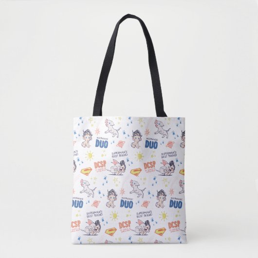 Tote Bag Baby Krypto & Superman Motif (Devant)