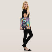 Tote Bag Baby Rainbow Unicorn Sloth, (Sur le modèle)
