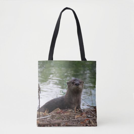 Tote Bag Baby River Otter (Devant)