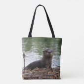 Tote Bag Baby River Otter (Dos)