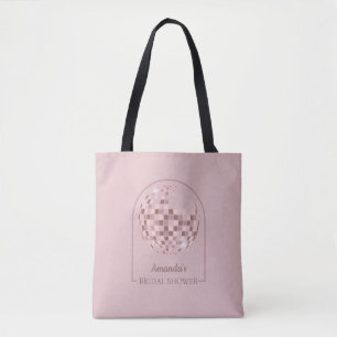 Tote Bag Baby Shower Boogie Disco Rose pour une Mariée