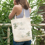 Tote Bag Baby shower de Bunch Floral Rustique Blanc<br><div class="desc">Si vous avez besoin d'une personnalisation supplémentaire,  n'hésitez pas à m'envoyer un message sur yellowfebstudio@gmail.com .</div>