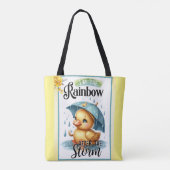 Tote Bag Baby shower de canard en caoutchouc (Dos)