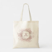 Tote Bag baby's breath floral frame bridesmaid (Dos)