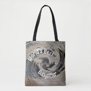 Tote Bag Babysitter Mosaic Genre Neutre Babysitting