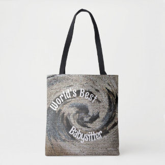 Tote Bag Babysitter Mosaic Genre Neutre Babysitting