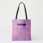 Tote Bag Bac / Traite personnalisé Halloween Spider Web (Devant)
