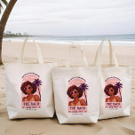Tote Bag Bach Party Crew Retro Femme Bachelorette Party<br><div class="desc">Faites de votre bachelorette une fête inoubliable grâce à notre design de sac fourre-tout de bachelorette moderne et amusant. Parfait pour chacun de vos invités, ce t-shirt unique allie esthétique rétro ludique et esprit contemporain, assurant à chacun un look fabuleux tout en célébrant. Doté d'une belle femme rétro dessinée à...</div>