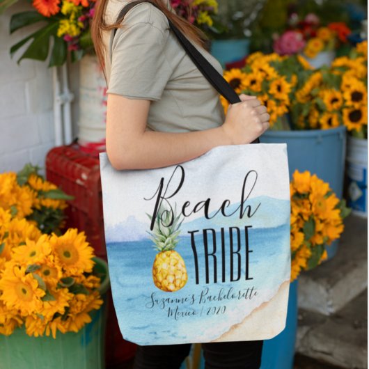 Tote Bag Bachelorette Beach Tribe Aquarelle Cadeau