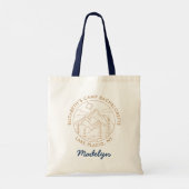 Tote Bag Bachelorette de montagne Camp Bachelorette (Dos)