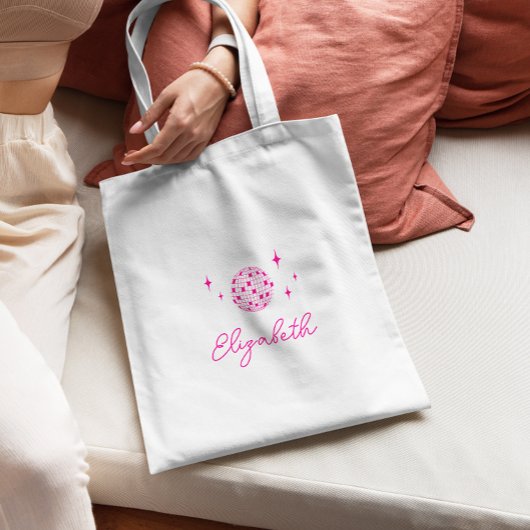 Tote Bag Bachelorette Disco Personnalisée