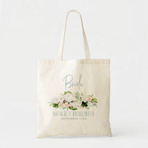 Tote Bag Bachelorette floral tropical de jeune